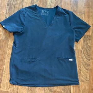 FIGS Dark Harbor Casma Scrub Top